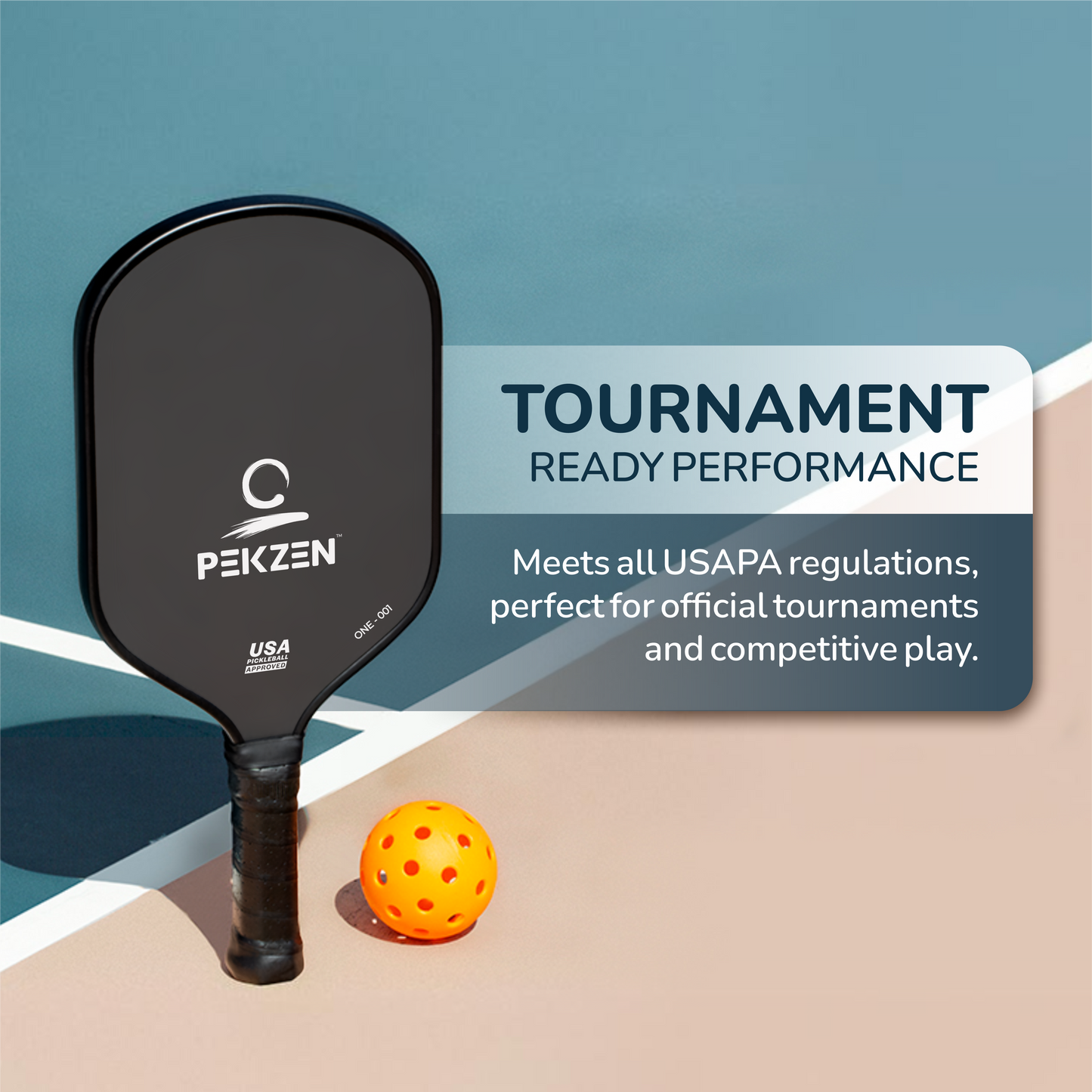 T700 Carbon Fiber Pickleball Paddle | 16mm Thermoformed | Speed-Power-Control Combo|Minimalist Graphics (Moon White)